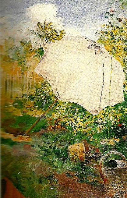 Carl Larsson tradgard i grez oil painting picture